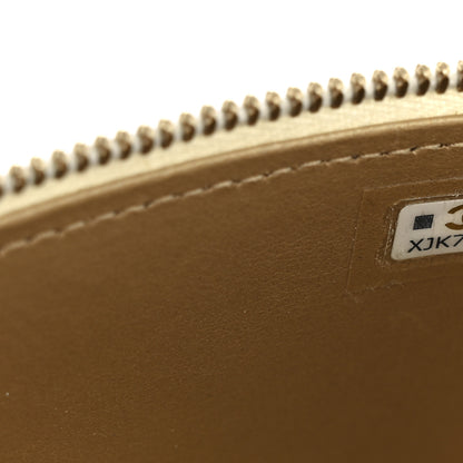 Chanel Lambskin Quilted Enamel Pearl Crush Mini Vanity Case With Chain White 7 of 12