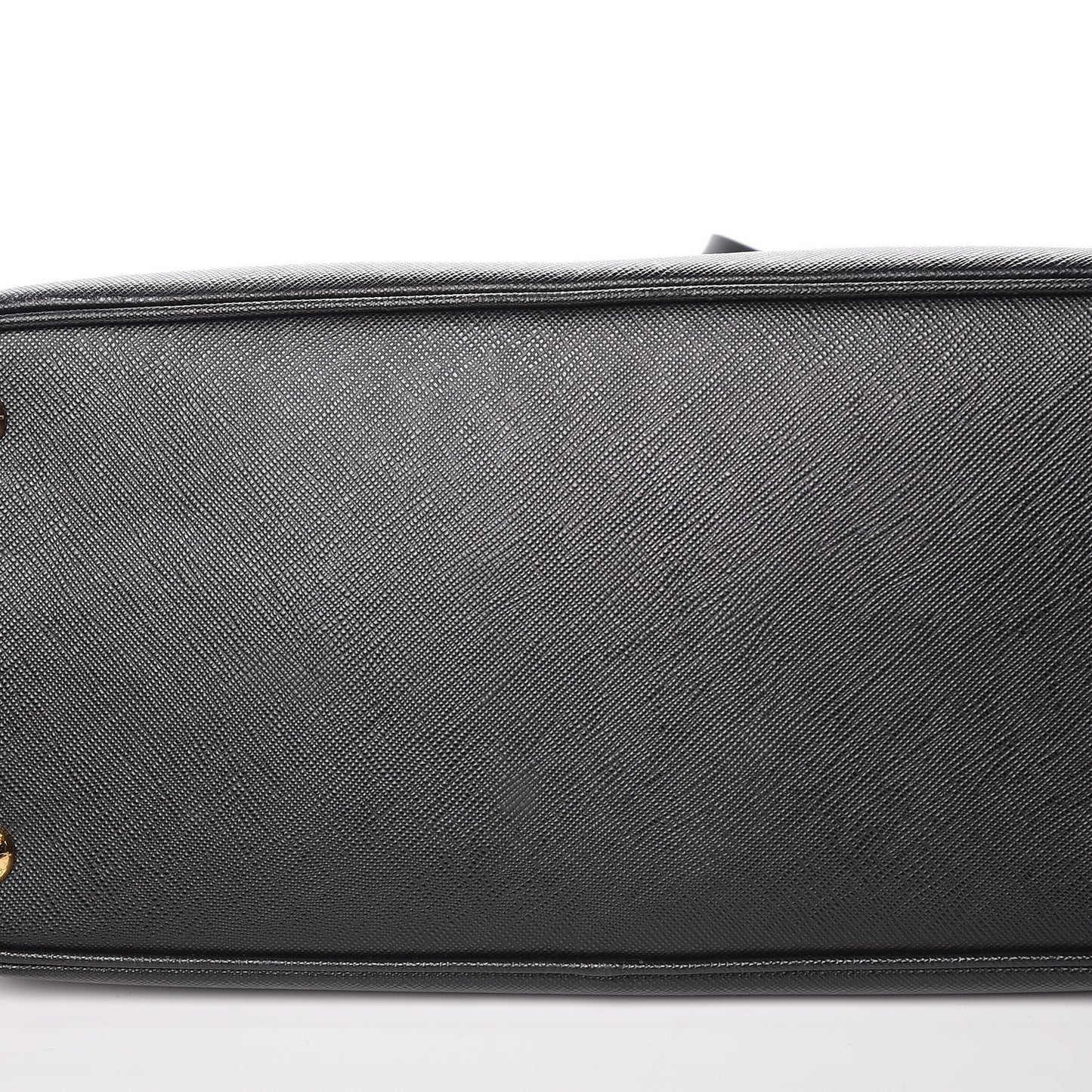 Saffiano Small Galleria Double Zip Tote Black