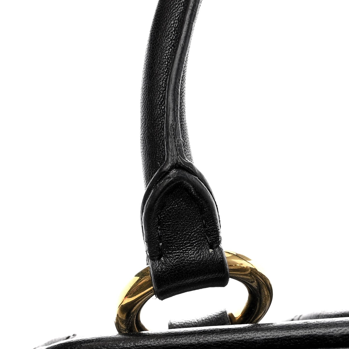 Calfskin Quilted Stam Black