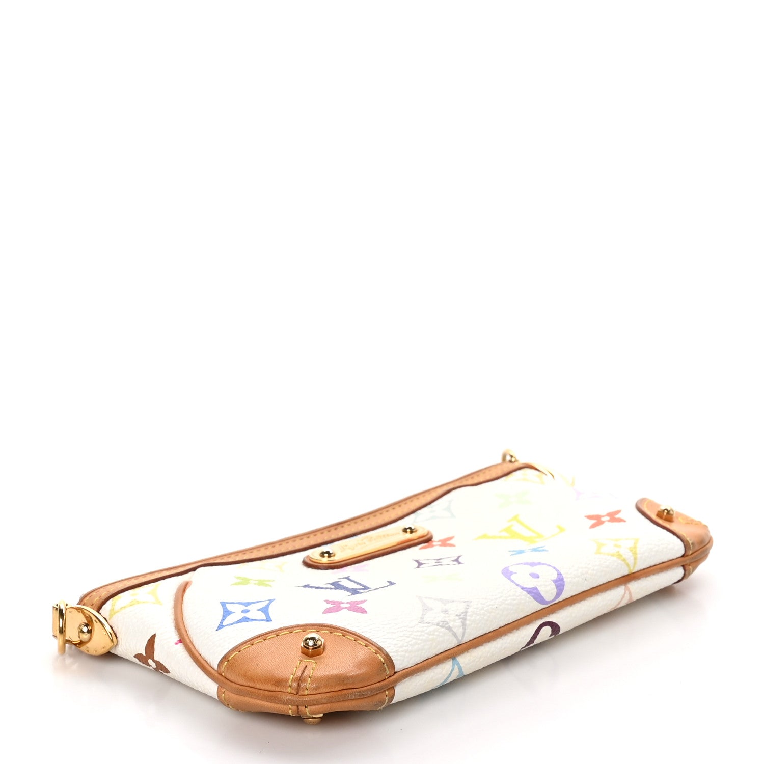 Louis Vuitton Monogram Multicolor Pochette Milla MM White 3 of 8