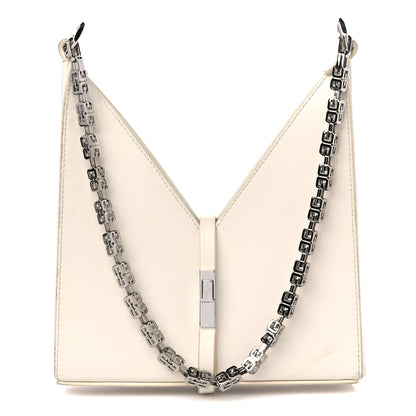 Givenchy Box Calfskin Mini Cut Out Shoulder Bag Ivory 3 of 16