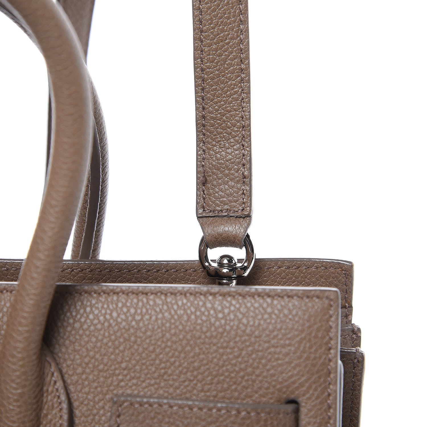 Saint Laurent Grained Calfskin Baby Sac De Jour Dark Beige 10 of 12
