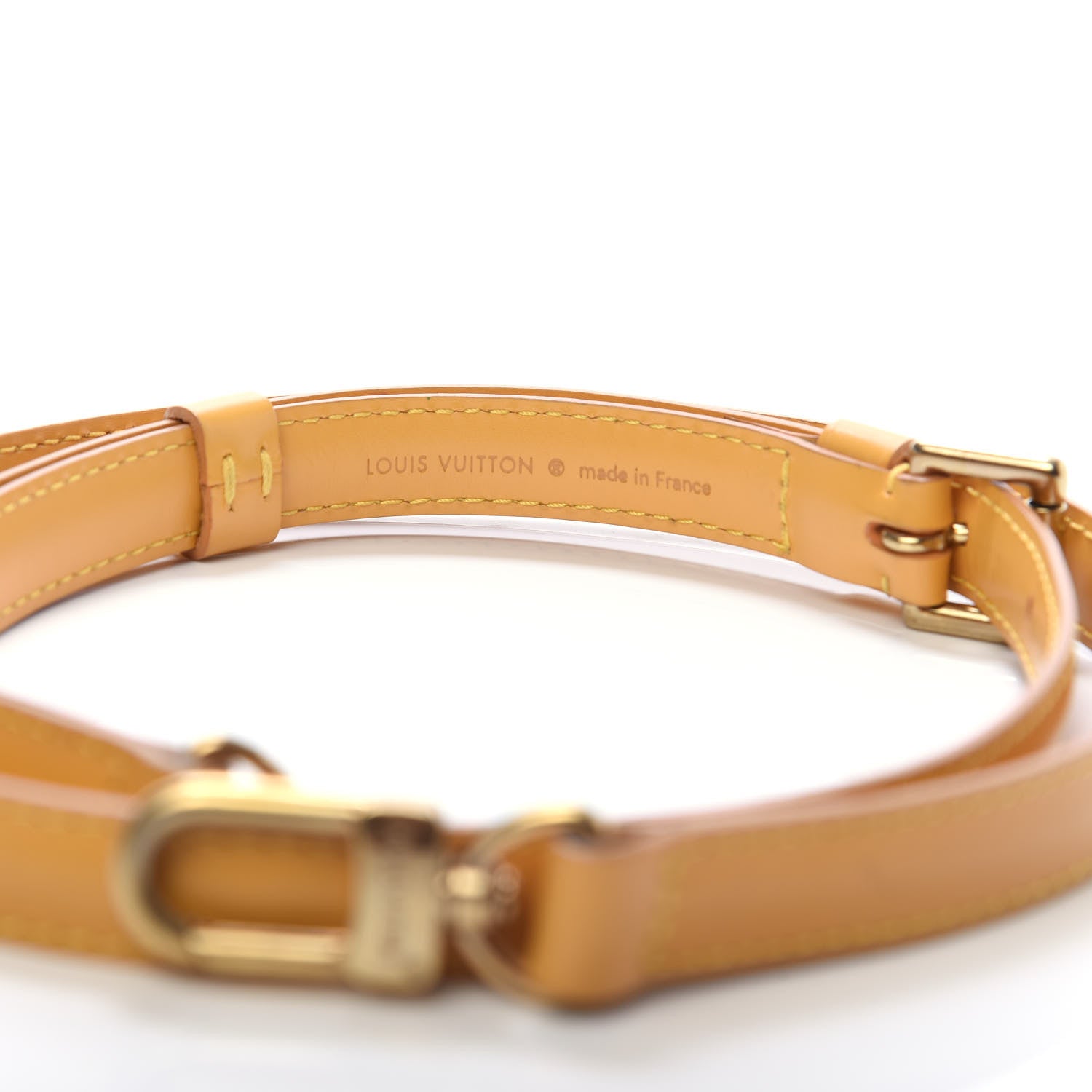 Louis Vuitton Epi 16mm Adjustable Shoulder Strap Tassil Yellow 3 of 4