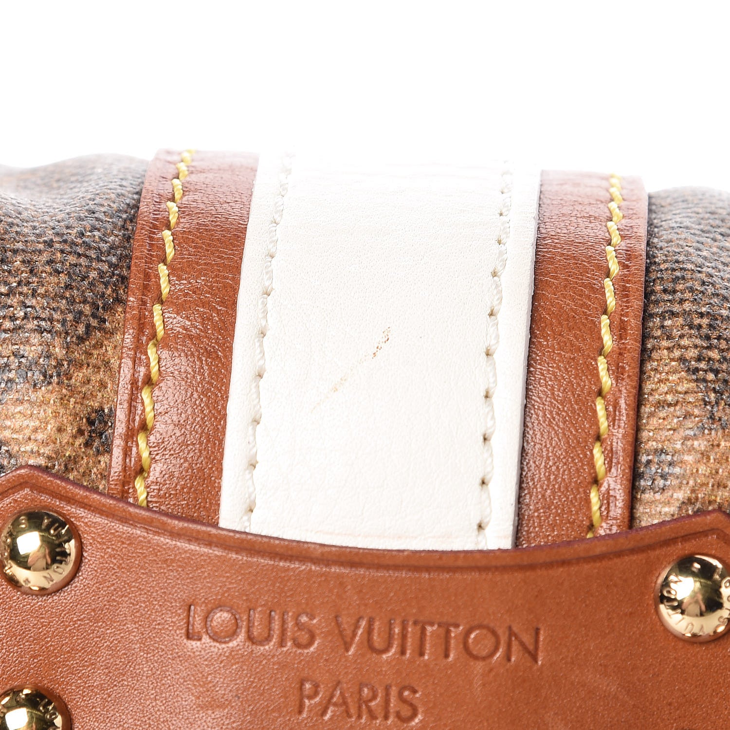 Louis Vuitton Monogram Rayures Tisse Clutch Red 15 of 15