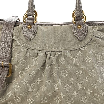 Louis Vuitton Denim Neo Cabby MM Grey 10 of 10