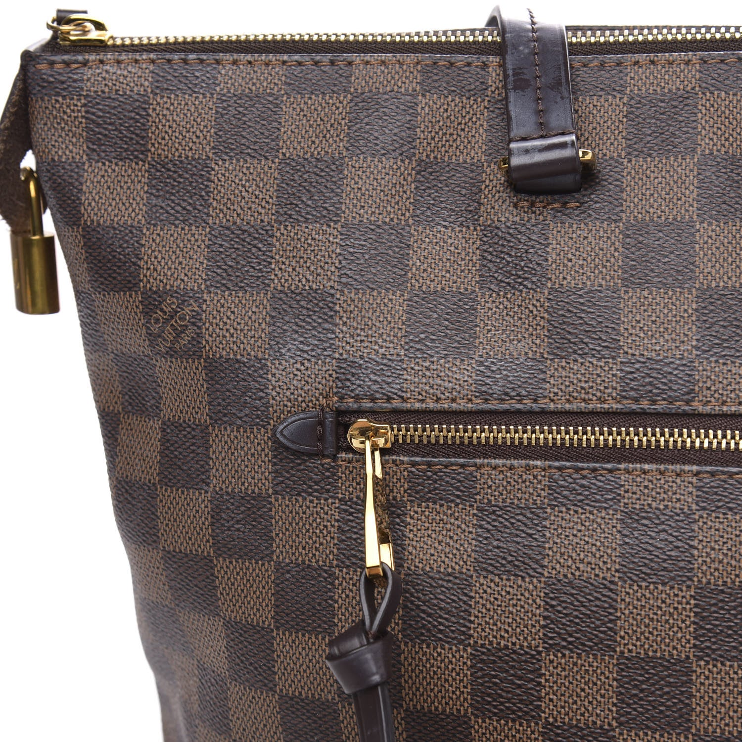Louis Vuitton Damier Ebene Iena MM 17 of 17