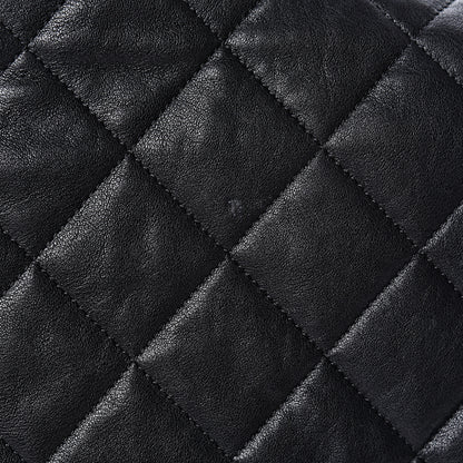 Chanel Washed Lambskin Quilted Maxi Chain Around Flap Black 12 of 13