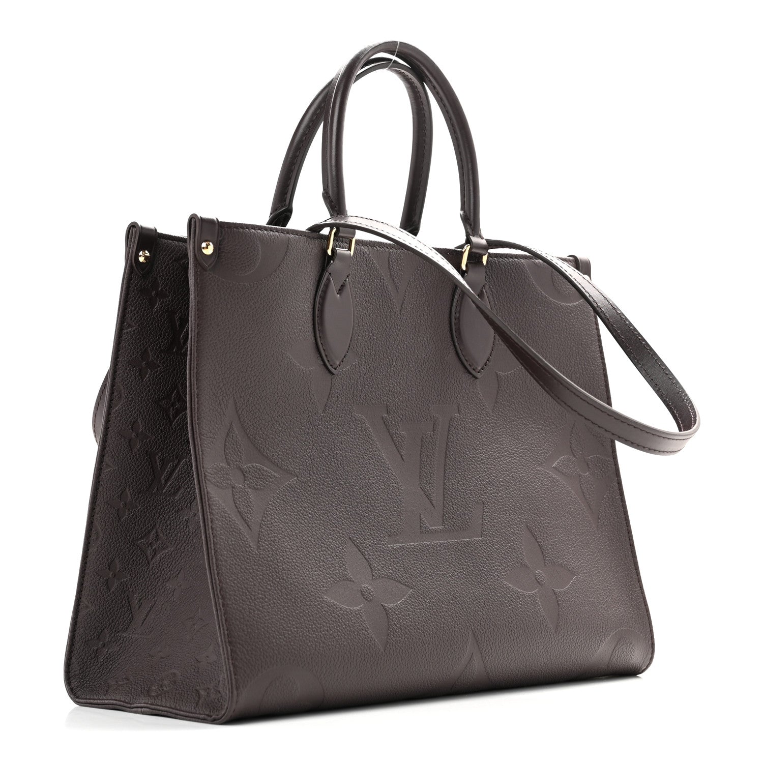 Louis Vuitton Empreinte Monogram Giant Onthego MM Chocolate 3 of 11