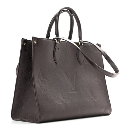 Louis Vuitton Empreinte Monogram Giant Onthego MM Chocolate 3 of 11
