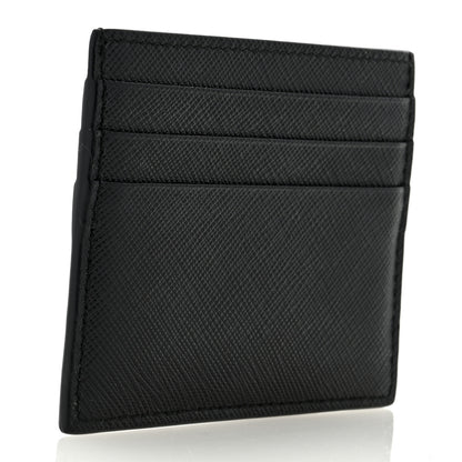 Prada Saffiano Metal Card Holder Black 3 of 6
