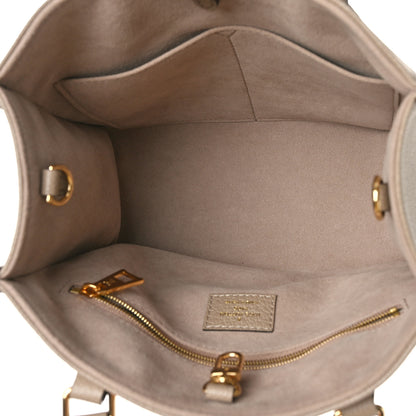 Louis Vuitton Empreinte Monogram Giant Onthego PM Tourterelle Creme 5 of 9
