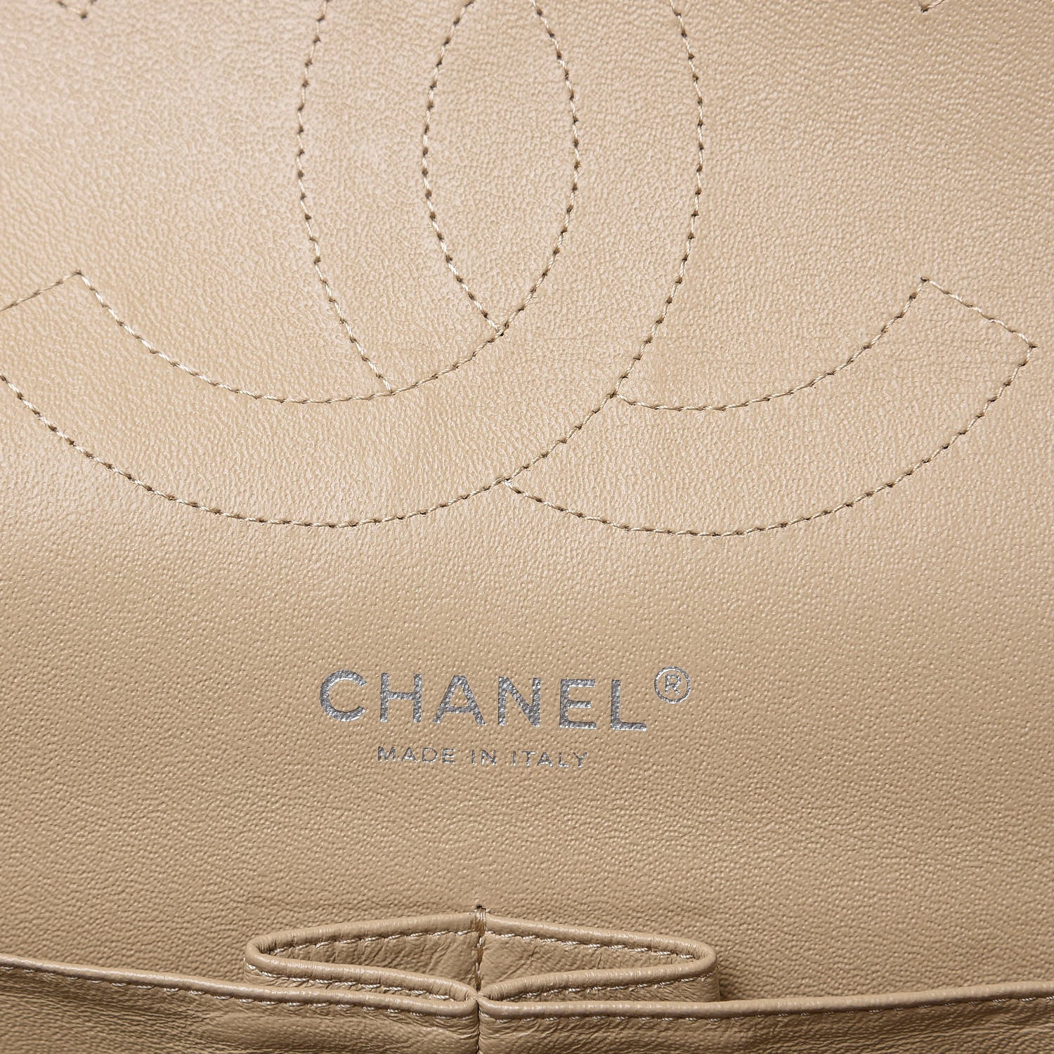 Chanel Patent Quilted Jumbo Double Flap Beige 6 of 14