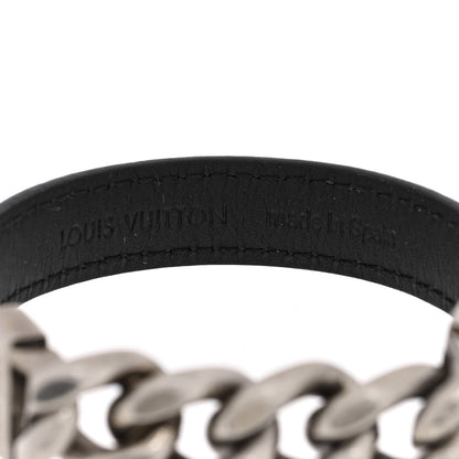 Louis Vuitton Monogram Cuban Link Bracelet 19 Brown 4 of 4