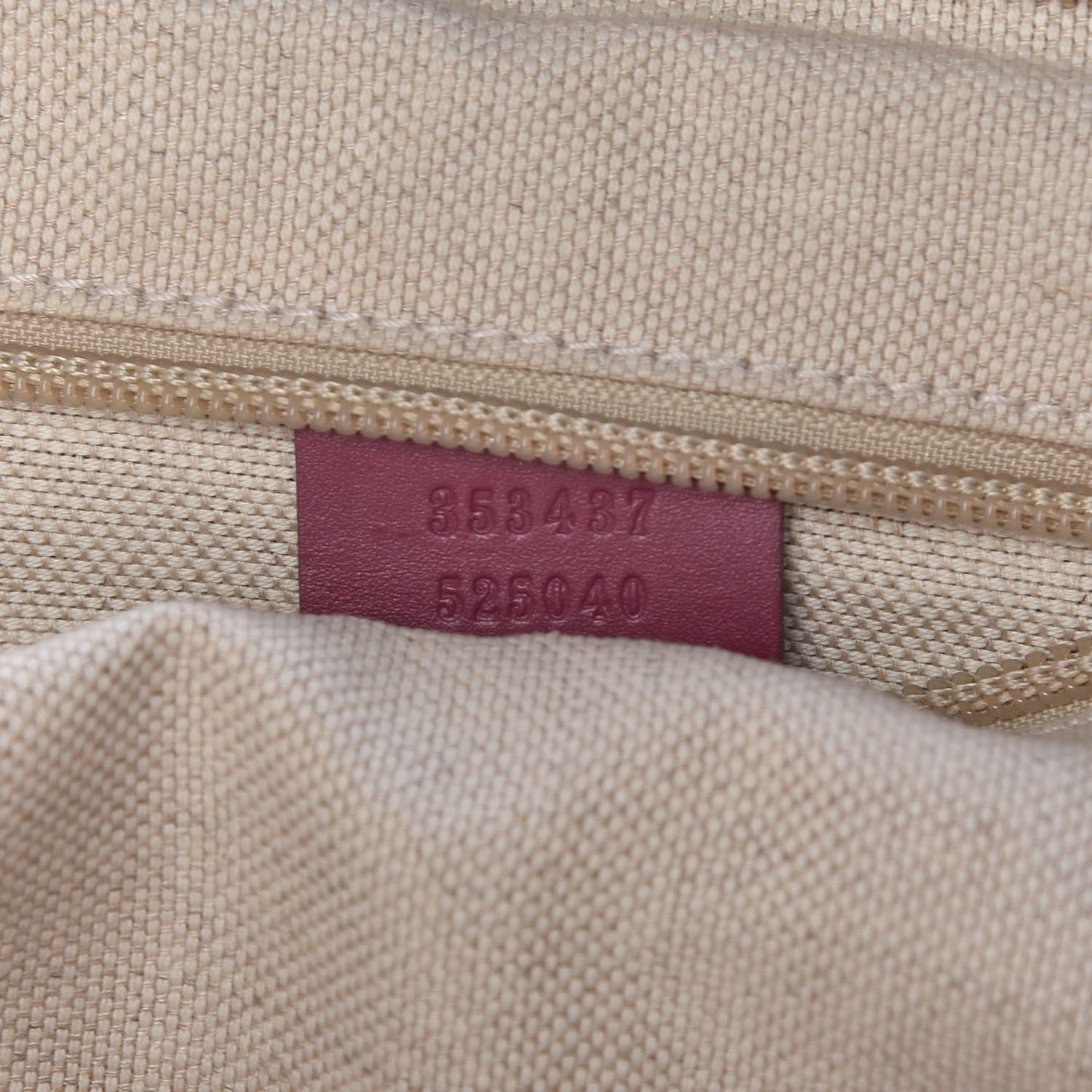GG Supreme Monogram Medium Zippered Tote Beige New Rosette