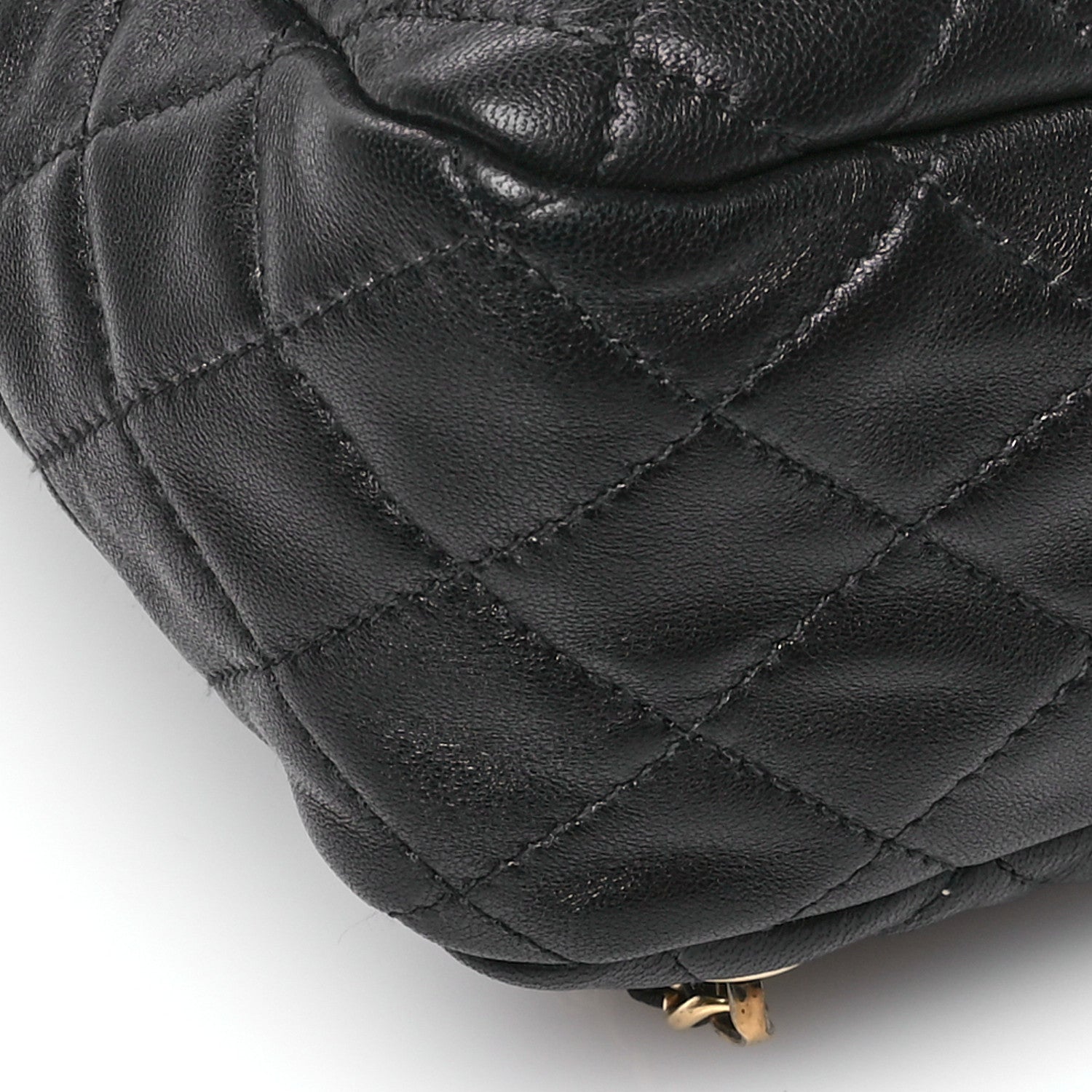Chanel Lambskin Quilted Large In Seoul Backpack Black 9 of 12