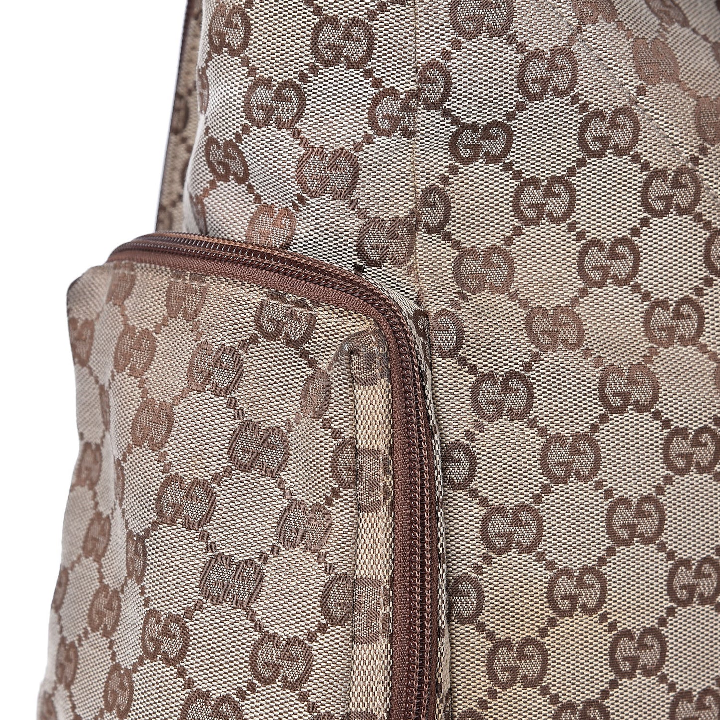 Monogram Backpack Diaper Bag Brown