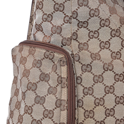Gucci Monogram Backpack Diaper Bag Brown 14 of 22