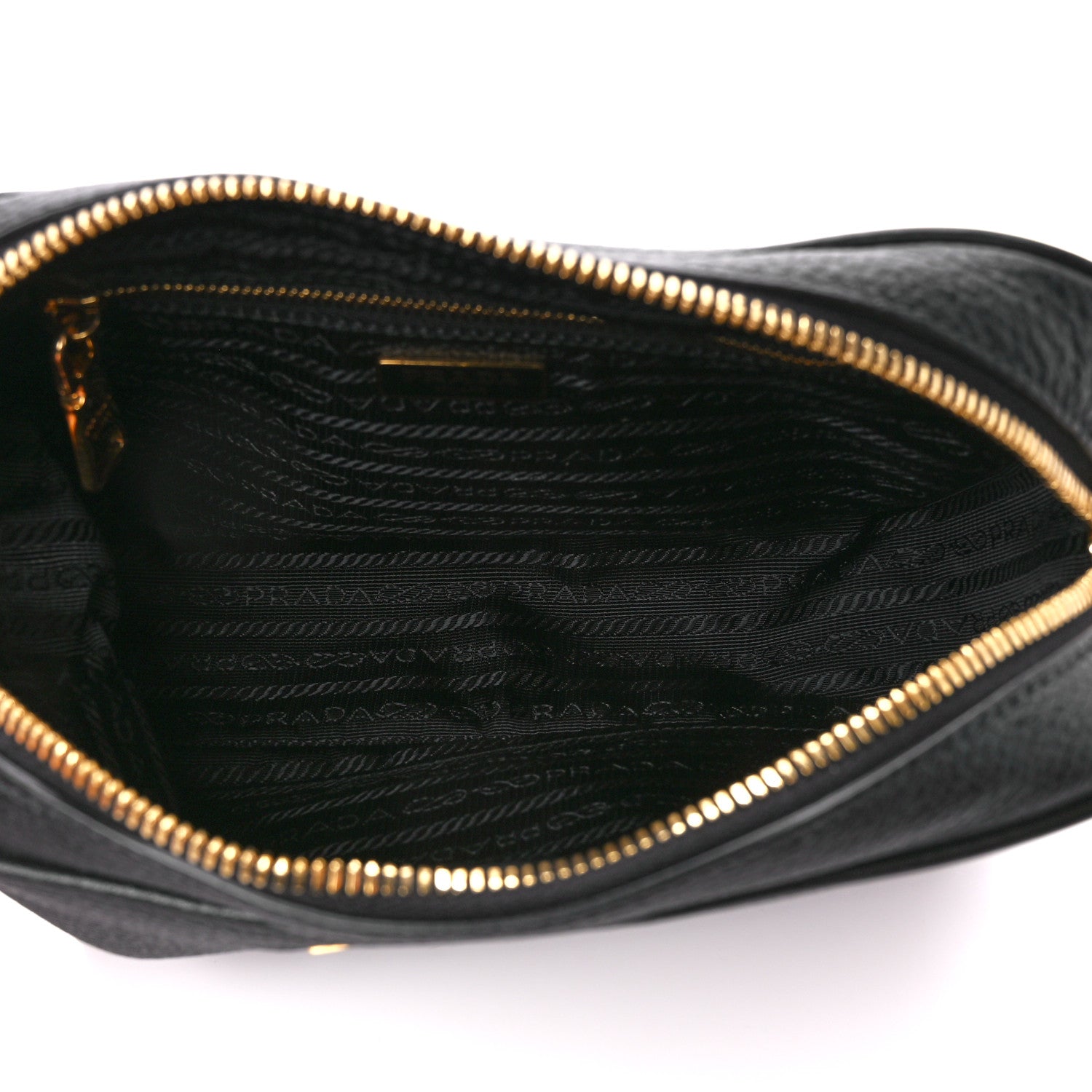 Prada Vitello Phenix Camera Bag Black 5 of 11