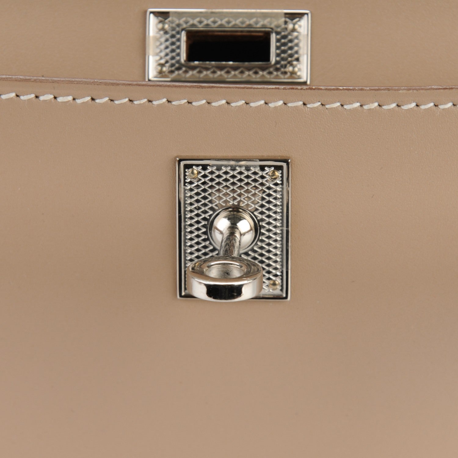 Hermes Swift Kelly Pochette Clutch Etoupe 11 of 16
