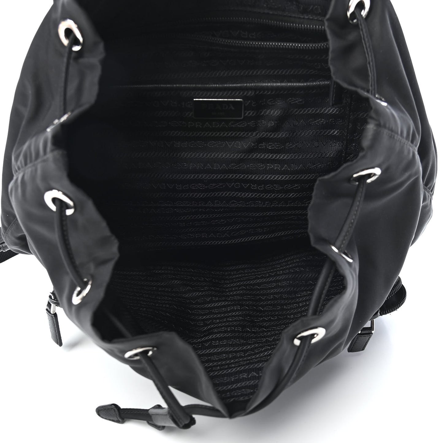Nylon Vela Large Backpack Black