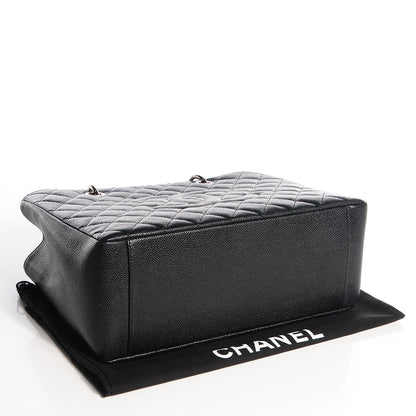 Chanel Caviar Grand Shopping Tote GST Black 4 of 8