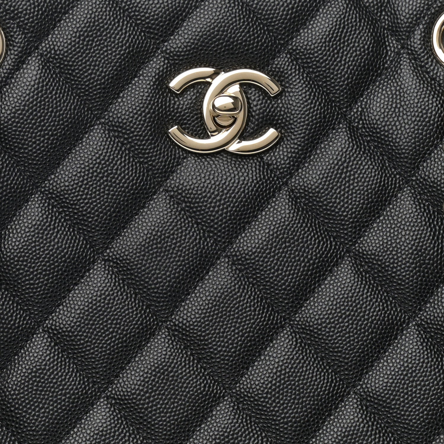 Chanel Caviar Quilted Large Shopping Tote Black 8 of 10