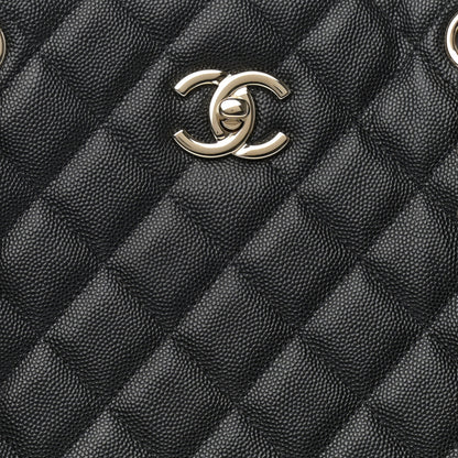 Chanel Caviar Quilted Large Shopping Tote Black 8 of 10