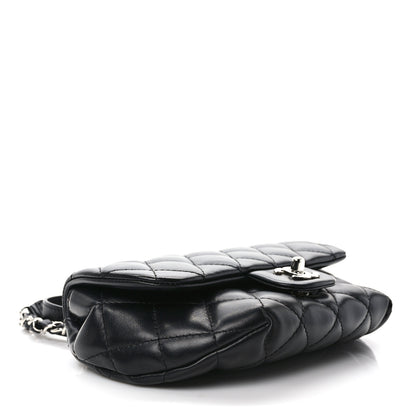 Chanel Calfskin Quilted CC Uniform Flap Belt Bag Black 4 of 10