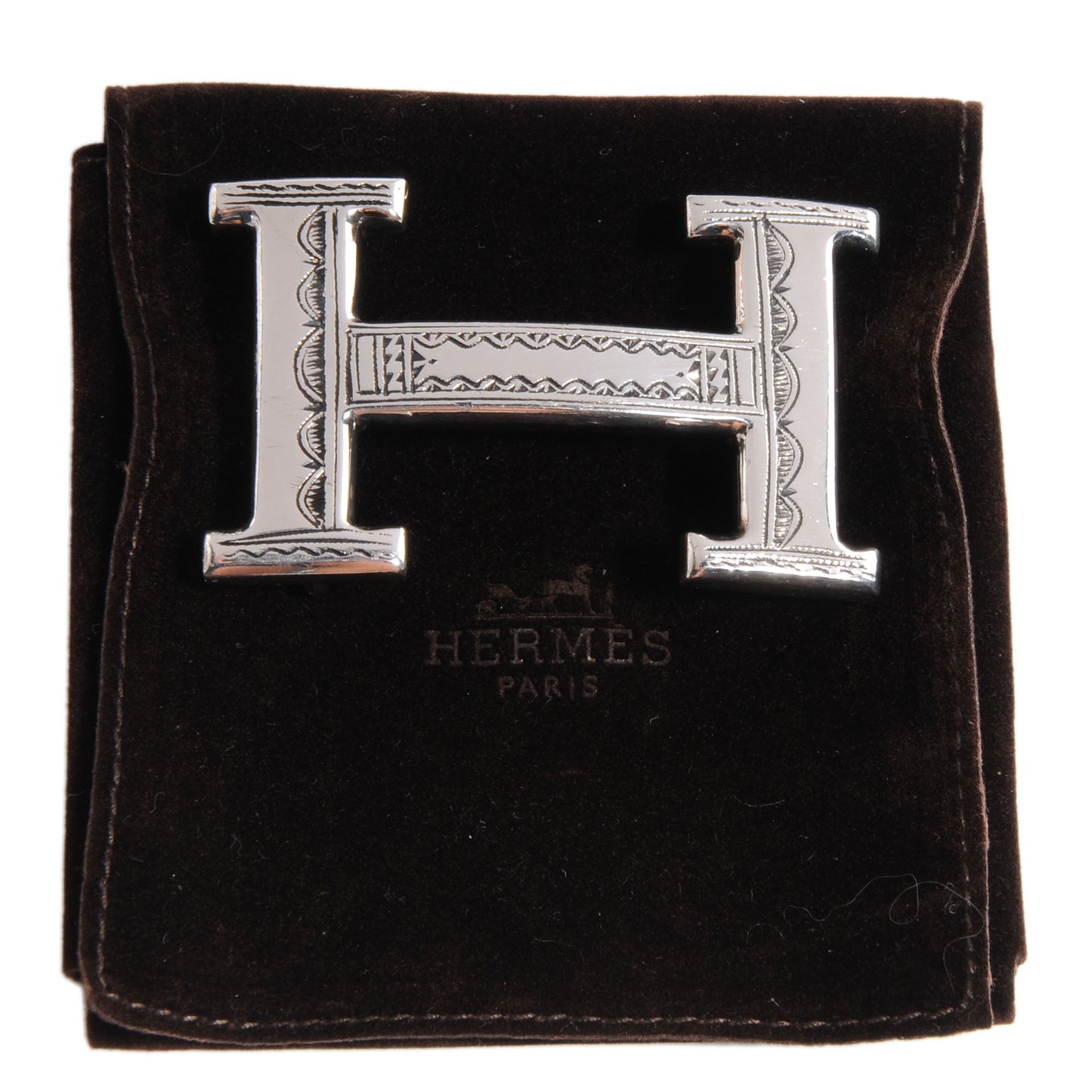 Sterling Silver Touareg 32mm H Belt Buckle
