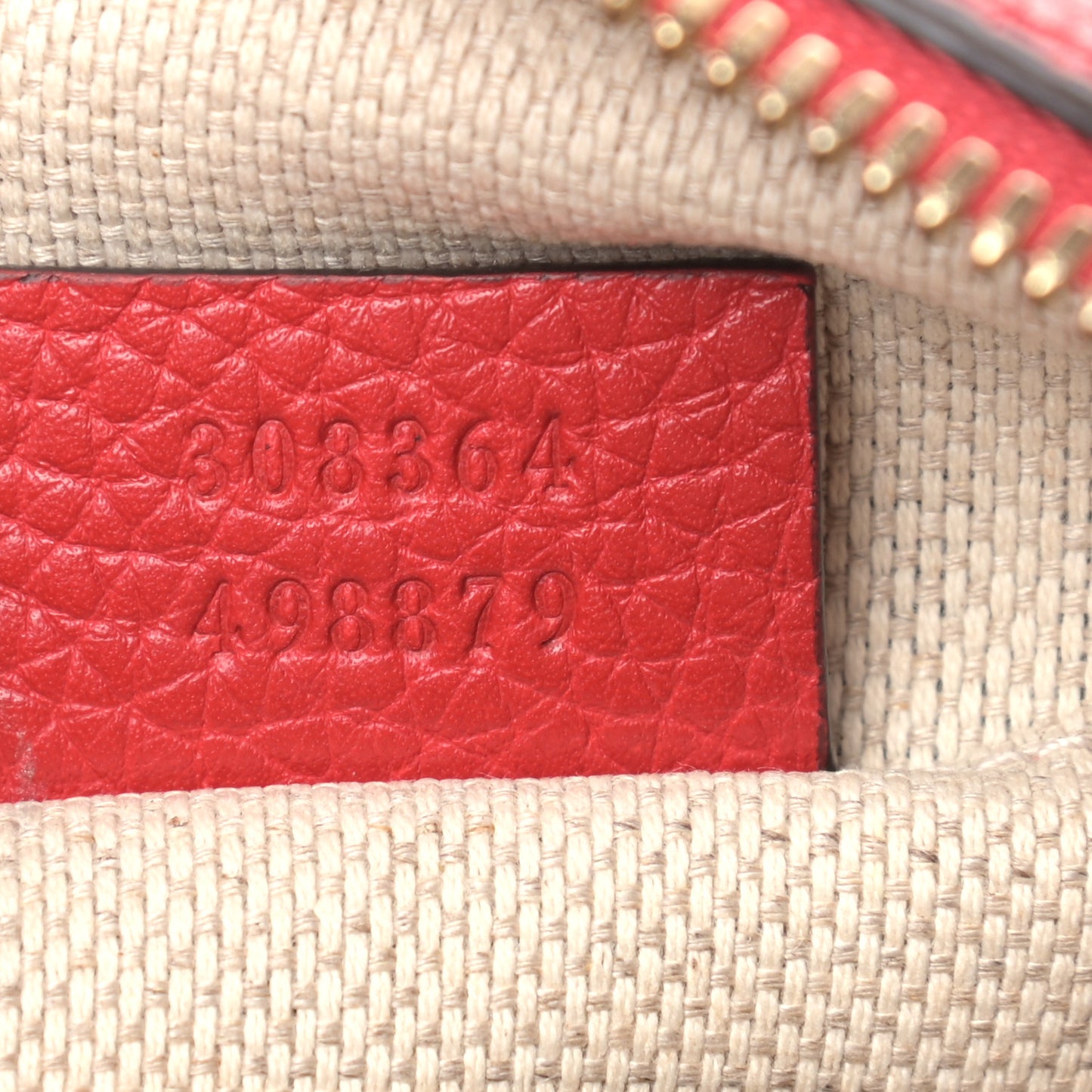 Pebbled Calfskin Small Soho Disco Bag Tabasco Red