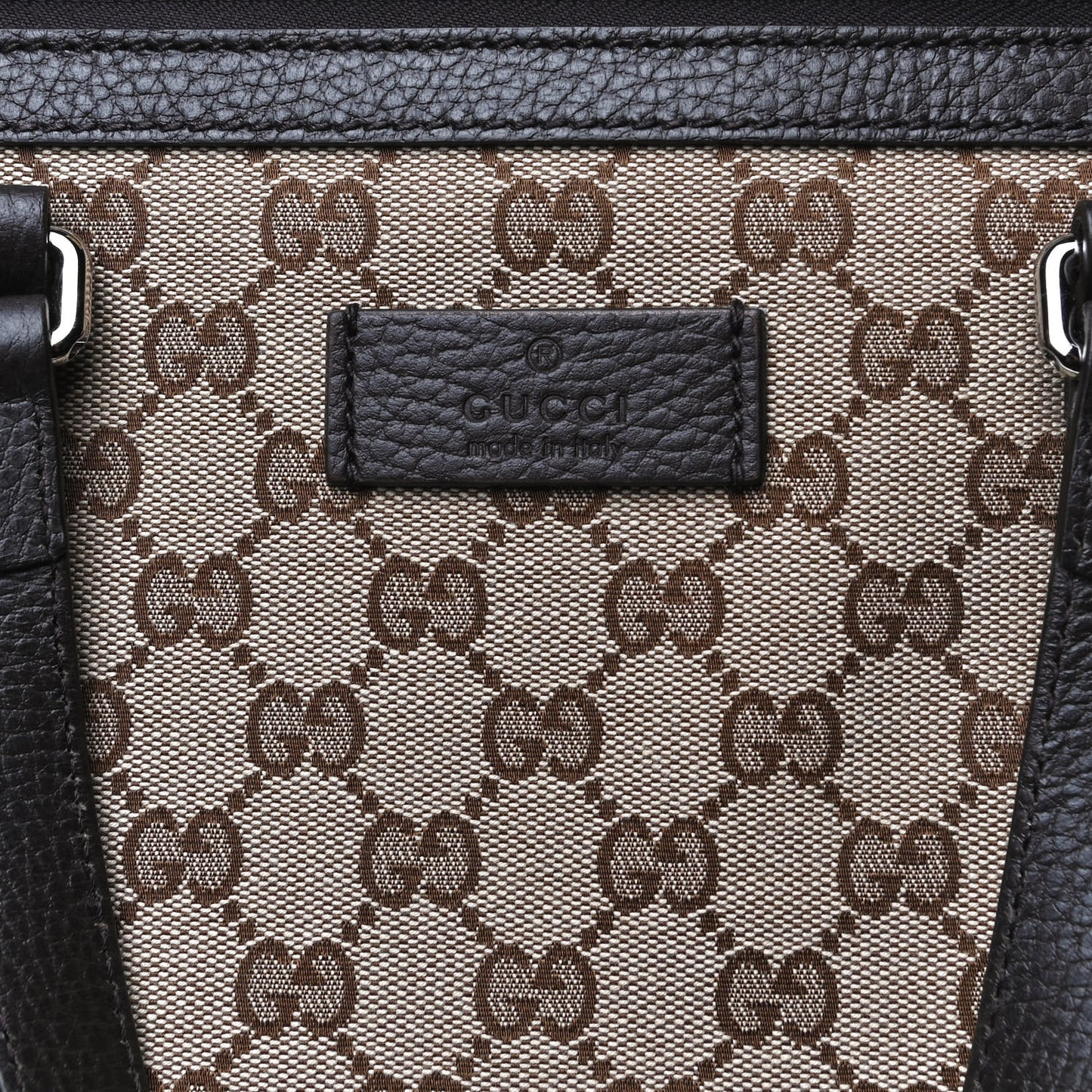 GG Monogram Large Joy Tote Bag Dark Brown