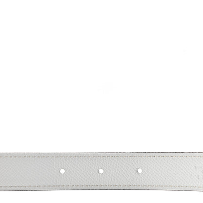 Hermes Swift Epsom 24mm Gamma Belt 75 Etoupe White 4 of 5