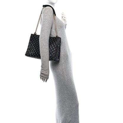Valentino Garavani Nappa Rockstud Spike Shoulder Tote Black 2 of 9