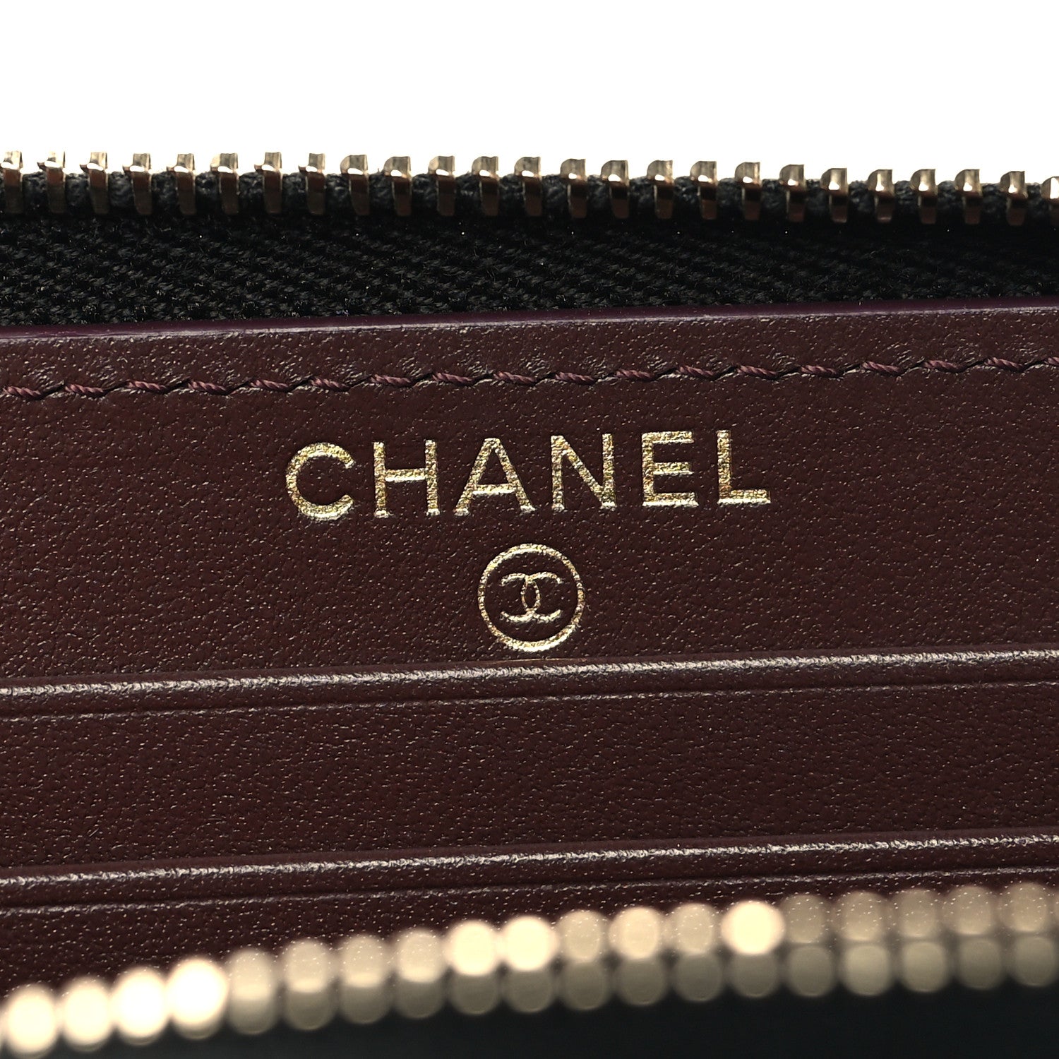 Chanel Caviar Quilted Medium Zip Around Wallet Black 6 of 10