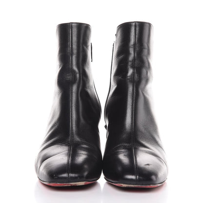 Christian Louboutin Calfskin 70 Ankle Boots 39.5 Black 2 of 9