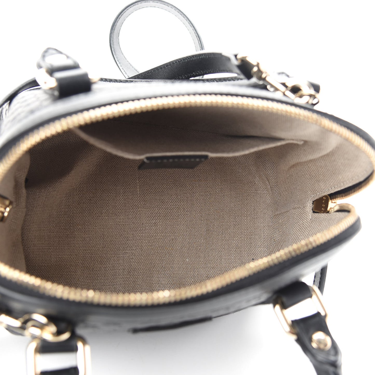 Microguccissima Mini Dome Bag Black