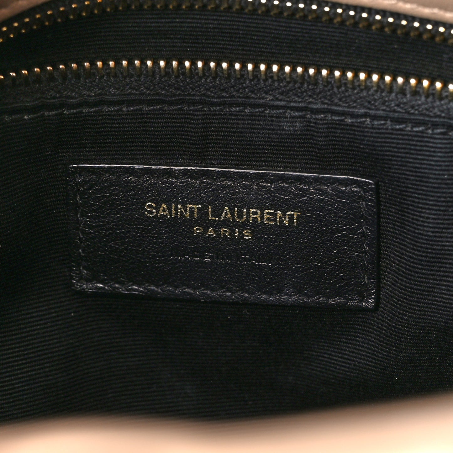 Lambskin Quilted Medium Loulou Puffer Monogram Chain Satchel Dark Beige