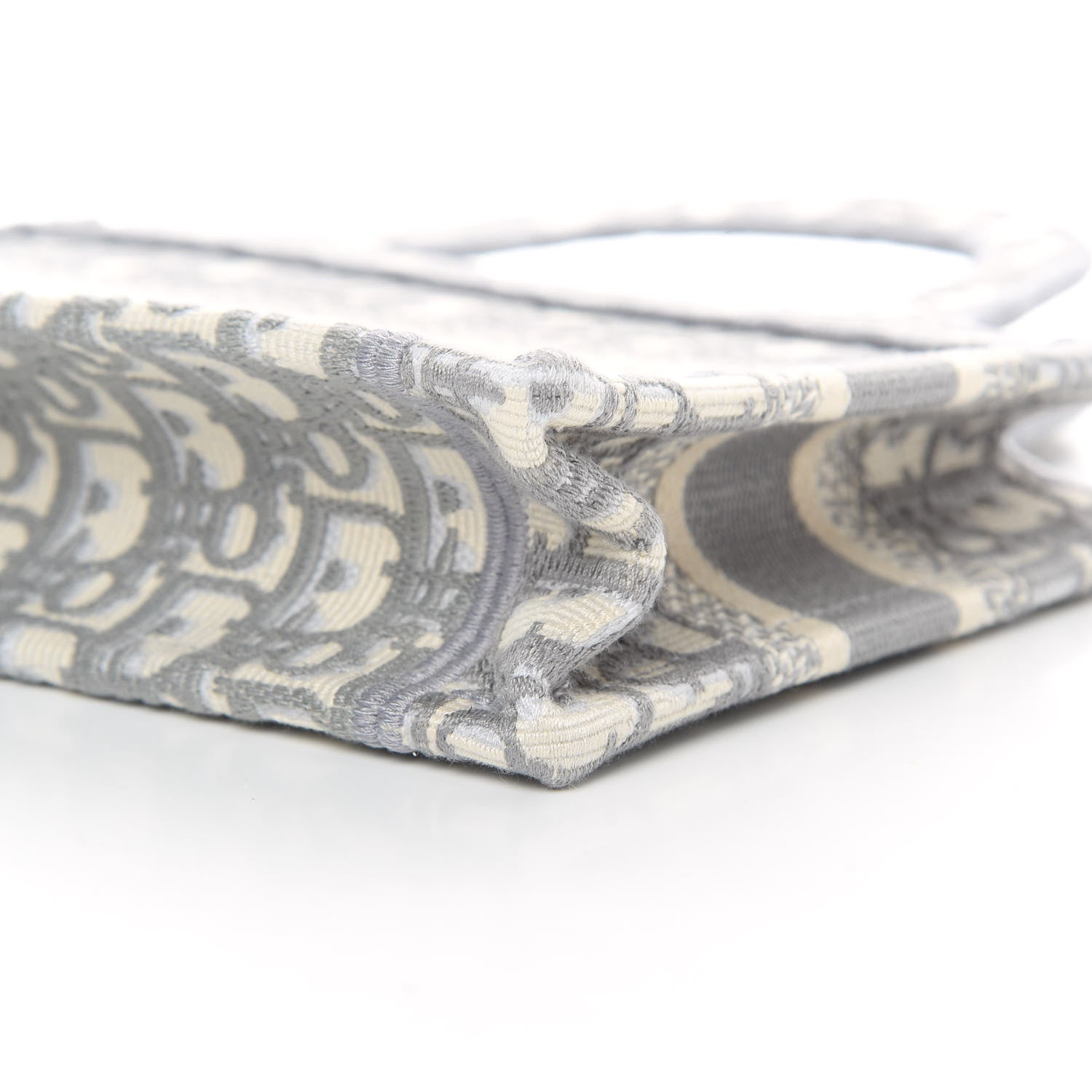Christian Dior Oblique Mini Book Tote Grey Multicolor 10 of 11