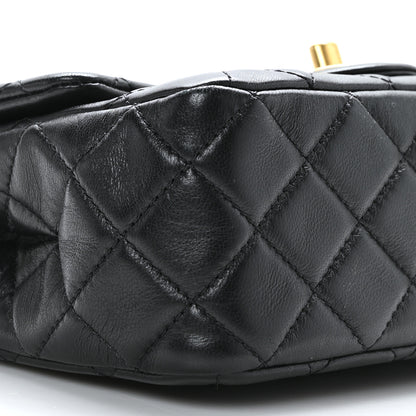 Chanel Lambskin Quilted Mini Pearl Crush Flap Black 8 of 10