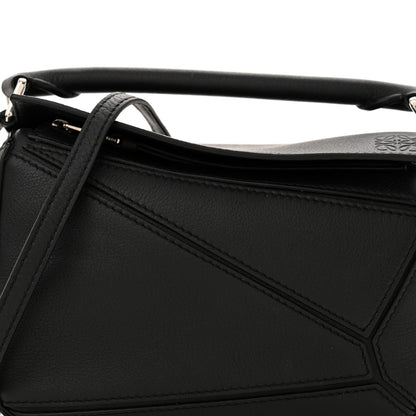Loewe Calfskin Mini Puzzle Bag Black 8 of 13