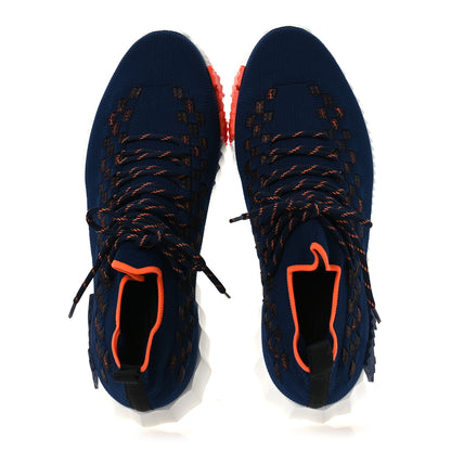 Hermes Knit Bolduc Mens Flex Sneakers 42.5 Marine Black 2 of 11