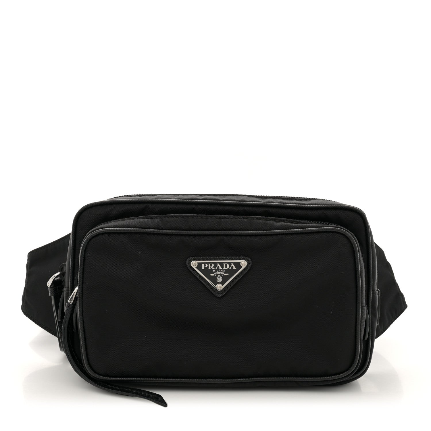 Prada Re-Nylon Saffiano Belt Bag L Black 1 of 11
