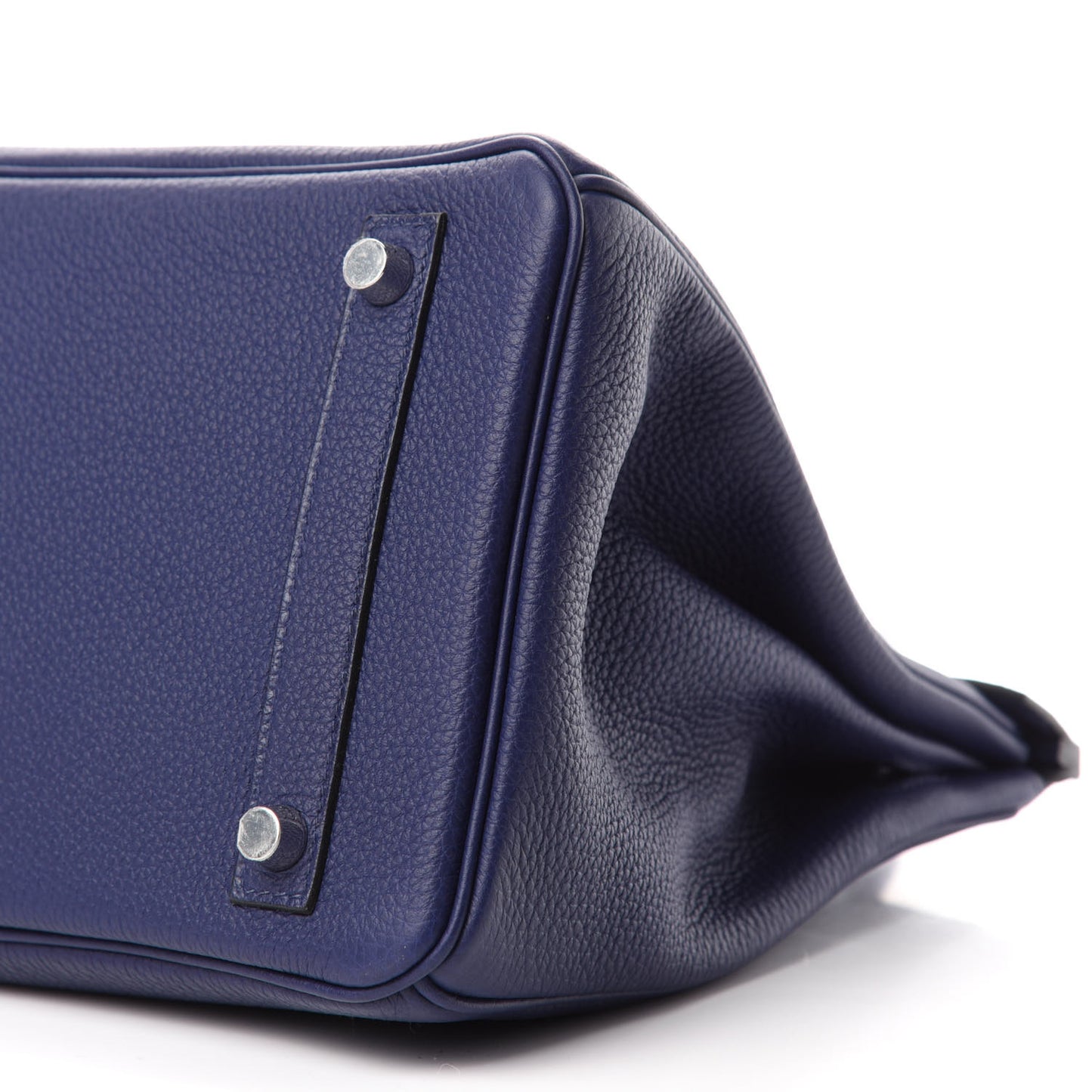 Togo Shiny Niloticus Crocodile Birkin Touch 30 Bleu Encre