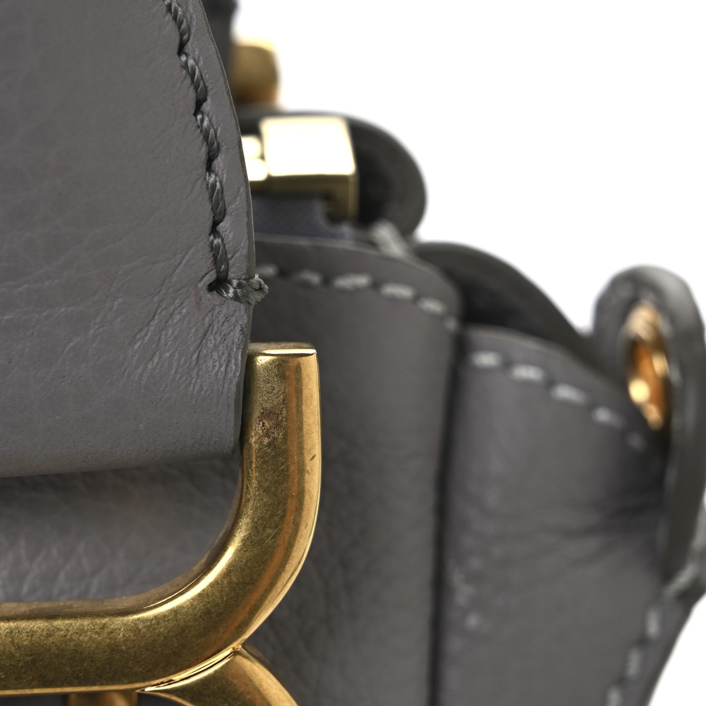 Calfskin Medium Marcie Satchel Cashmere Grey
