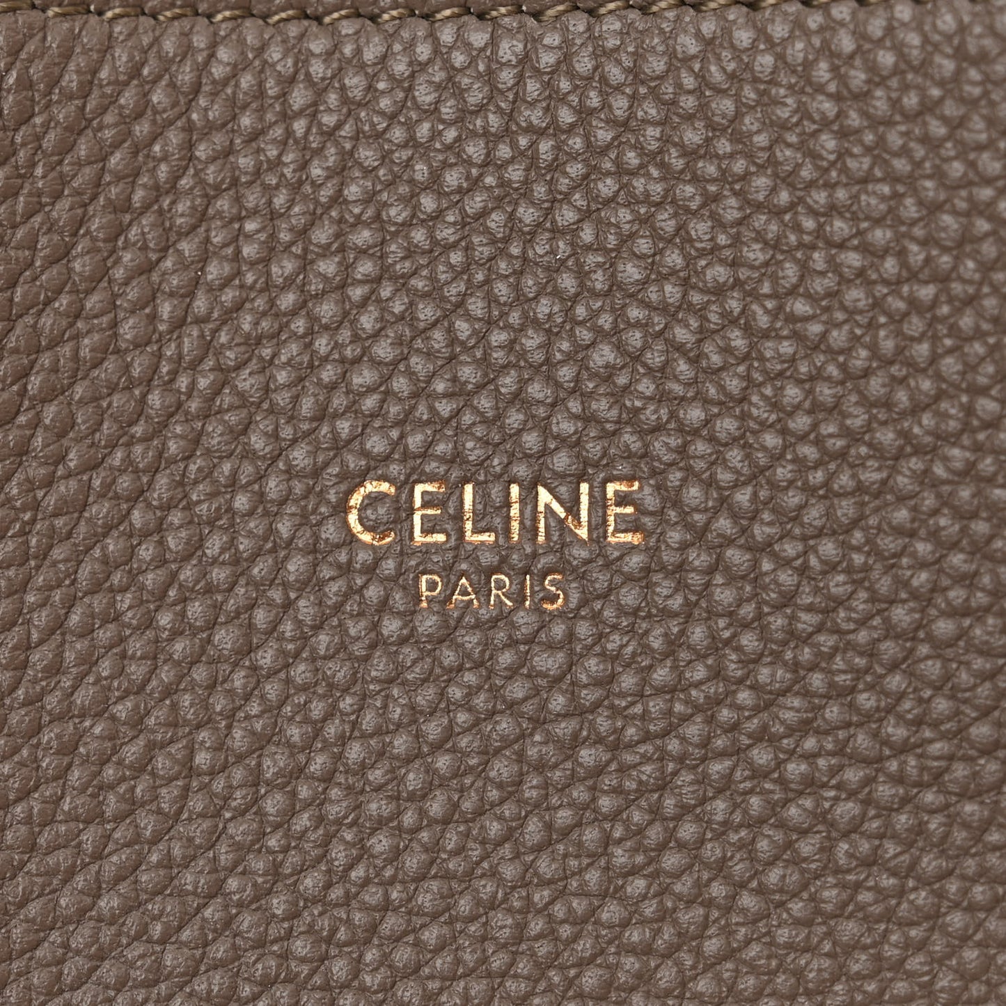 Soft Grained Calfskin Small Belt Cabas Phantom Taupe