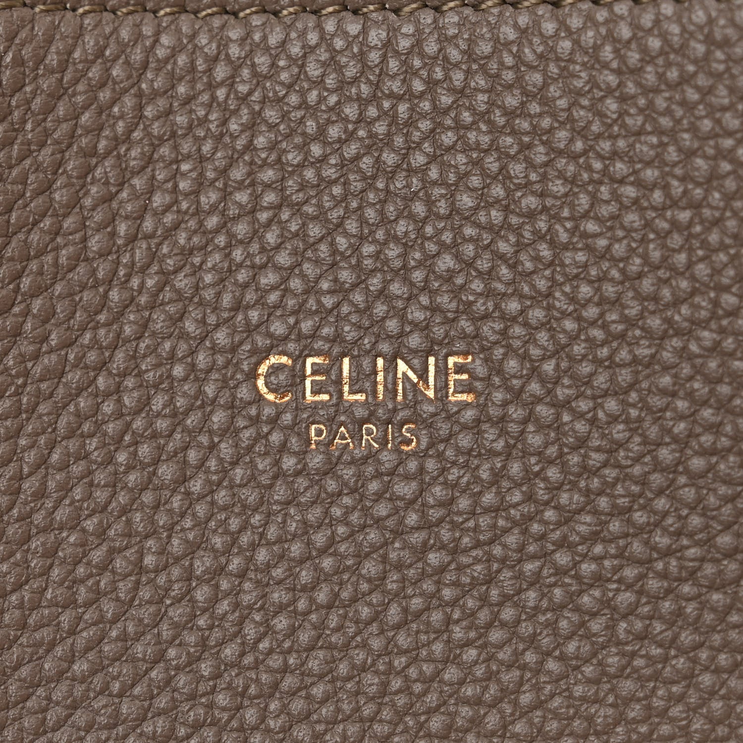 Celine Soft Grained Calfskin Small Belt Cabas Phantom Taupe 7 of 11