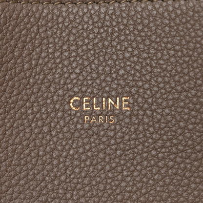 Celine Soft Grained Calfskin Small Belt Cabas Phantom Taupe 7 of 11