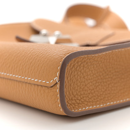 Hermes Togo Sac A Depeches 21 Messenger Bag Naturel Sable 10 of 11