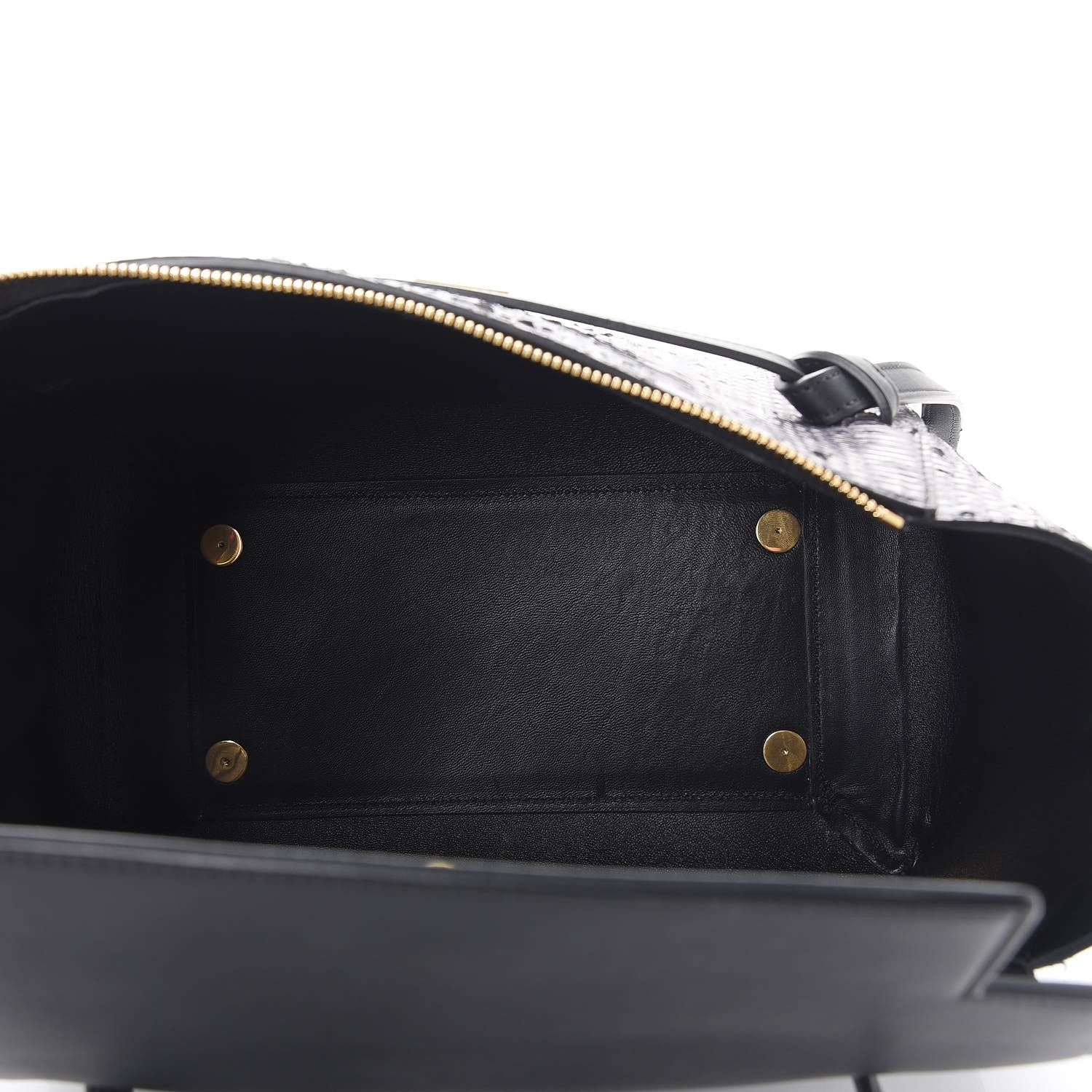 Celine Watersnake Mini Belt Bag White Black 6 of 8