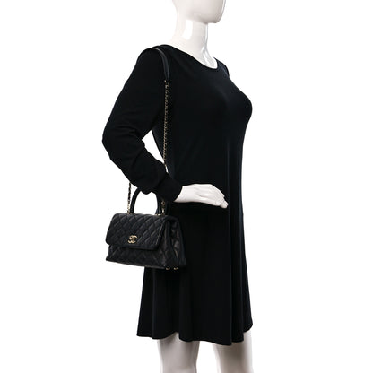 Chanel Caviar Quilted Mini Coco Handle Flap Black 2 of 10